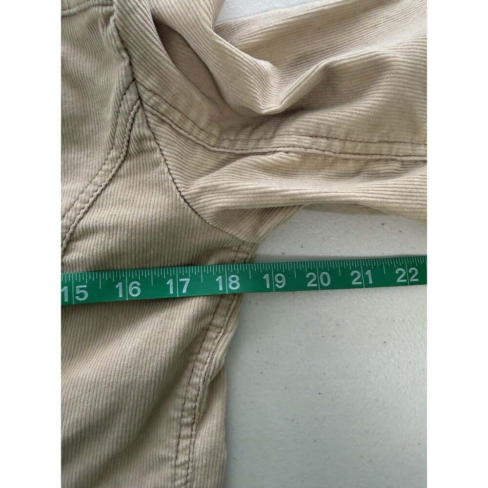 Levi Strauss Signature Women's Camel Corduroy Utility Tailored Jacket Size Med - Picture 7 of 8